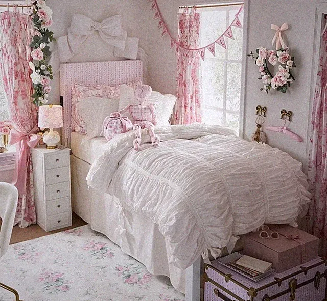 LoveShackFancy Sweet Bows Duvet Cover Twin/Twin XL & 2 Shams NWT
